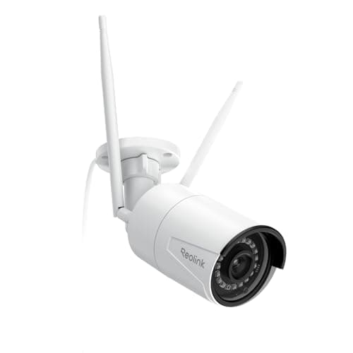 Reolink 5MP WLAN Kamera Outdoor, 2,4GHz/5GHz WLAN CCTV IP Kamera Aussen mit Person/Auto/Tiererkennung, IP67 Wetterfest, Nachtsicht, Bewegungsmelder, SD-Kartenslot, Zeitraffer, Außenkamera RL