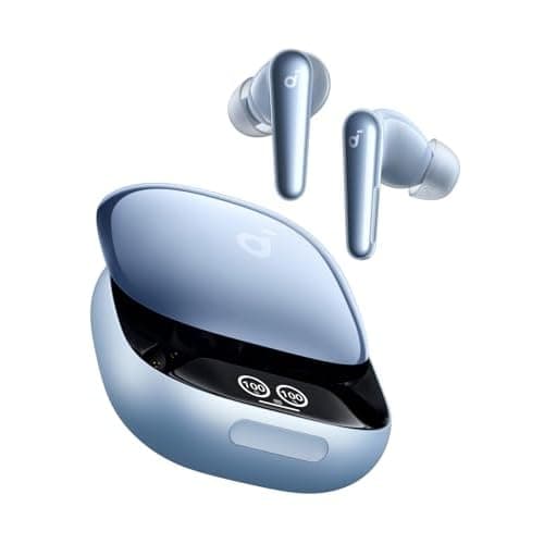 Soundcore Liberty 4 Pro by Anker, Noise Cancelling Wireless Earbuds, 7-Sensor and Real-Time Adaptive Noise Cancelling, 2× Faster Charging, Studio-Level Hi-Fi Music, Clear Calls with 6 Mics a