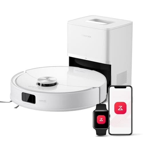 roborock Q10 S5+ Robot Vacuum Cleaner with Mop, 10,000Pa Suction, Self-Emptying, Anti-Tangle, LiDAR Navigation, Sonic Mopping & Auto-Lifting Mop, Smart Obstacle Avoidance, Ideal for Pet Hair