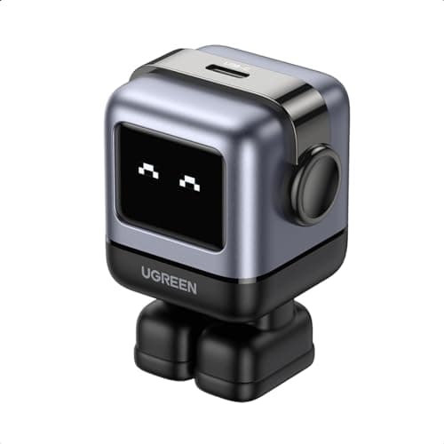 UGREEN Uno 30W USB C Charger Block, Compact Robot GaN Fast Charger for iPhone 17, Gifts for Women Men, Compatible with iPhone 17/16/15, Galaxy S26/S25/S24, Pixel 10/9/8, iPad, MacBook Neo/Ai