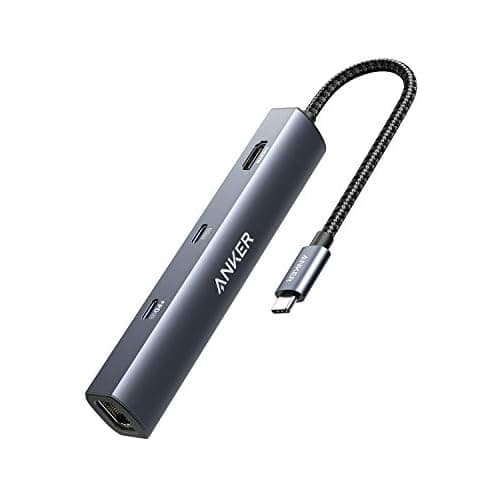Anker 6-in-1 USB C Hub with Ethernet, USB C to 4K HDMI Multiport Adapter, 1Gbps Ethernet, 65W Power Delivery, USB Ports for MacBook Air, iPad Pro, XPS, and More