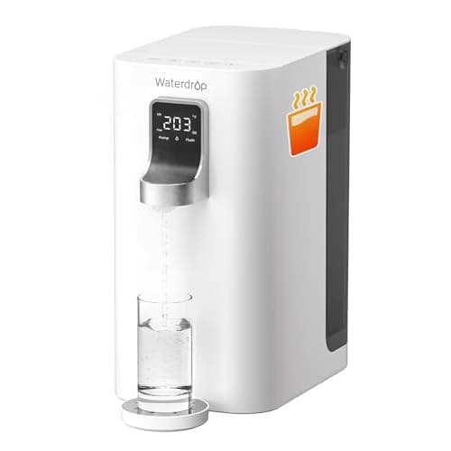Waterdrop K19-H Countertop Reverse Osmosis System, Instant Hot, Reverse Osmosis Water Filter Countertop, 3:1 Pure to Drain, 4 Temperature Options Water Dispenser, No Installation Required Pu