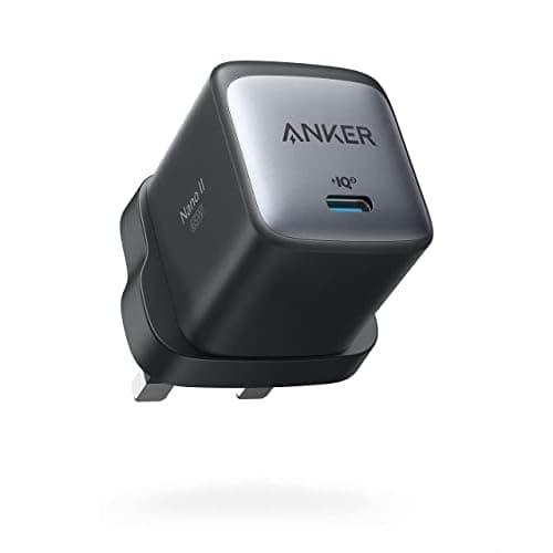 USB C Charger, Anker Nano II 65W GaN II PPS Fast Charging Adapter, Compact Charger for MacBook Pro/Air, Galaxy S20/S10, Dell XPS 13, Note 20/10+, iPhone 13/Pro/Mini, iPad Pro, Pixel, and Mor