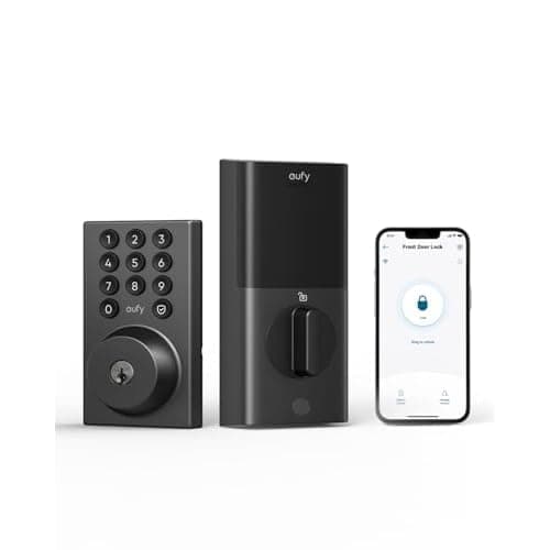 eufy Security Smart Lock C30, Keyless Entry Door Lock, Built-in WiFi Keypad Deadbolt for Front Door, No Bridge Required, Easy Installation, App Remote Control, Reliable Power, BHMA Grade 3 C