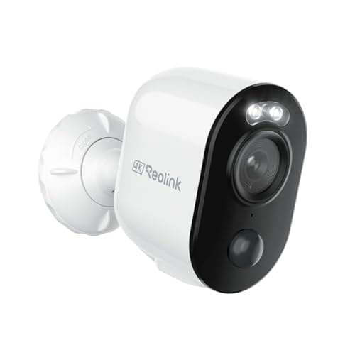 Reolink 4K 8MP Akku Überwachungskamera Aussen mit Personen-/Autoerkennung, 2,4/5GHz WLAN Batterie IP Kamera Outdoor mit Spotlight, Farbnachtsicht, PIR-Sensor, Zeitraffer, 2-Wege-Audio, Argus