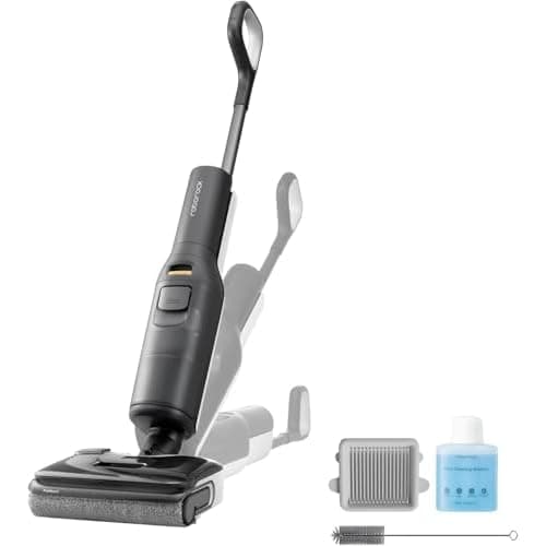roborock F25 LT Nass Trockensauger, 180° Lay-Flat Saugwischer, 20.000 Pa Staubsauger, 90°C 5 Min Hochtemperatur Selbstreinigung & und schnelle Heißlufttrocknung, 60 Min Laufzeit, Wischsauger