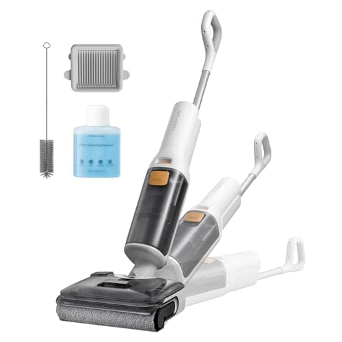 roborock F25 GT Vacuum Cleaner, Complete Floor Cleaner 20 kPa, Wireless Vacuum Cleaner, High Temperature 90 °C, Tilt 180 Degrees, Cleaning Two Edges