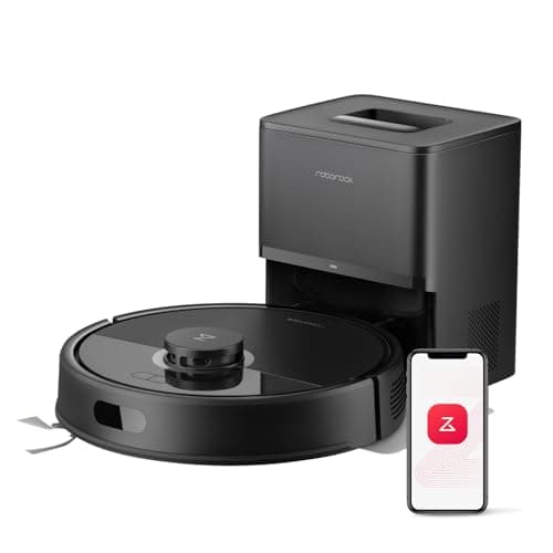 roborock Q7 L5+ Robot Vacuum Cleaner with Mop, 8000Pa Strong Suction, Up to 7 Weeks of Hands Free Cleaning, Dual Anti-Tangle System for Pet Hair&Carpet, PreciSense LiDAR Navigation, APP Cont