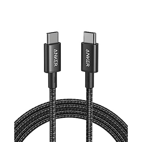 Anker USB C auf USB C Kabel, 100W [1,8m] Schnellladekabel USB C Kabel, PD 3.0 USB C Ladekabel für iPhone 17/16/15 Serie, Samsung Galaxy S26/S25, MacBook Pro/Air, iPad Pro/Air, Pixel Switch L