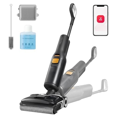 roborock F25 XT Nass Trockensauger, kabelloser Nass-Trocken-Sauger, 20.000 Pa Staubsauger mit Wischfunktion, 90°C Hochtemperatur Selbstreinigung & Heißluft-Schnelltrocknen, 180° Lie Flat, WL