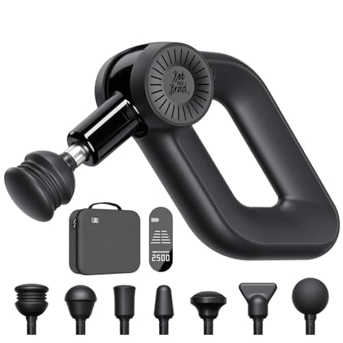 BOB AND BRAD D6 Pro Massage Gun Deep Tissue Percussion with 16mm Amplitude 85lbs Stall Force, FSA Eligible & HSA Approved Professional Muscle Massager for Athletes, Quiet Electric Back Massa