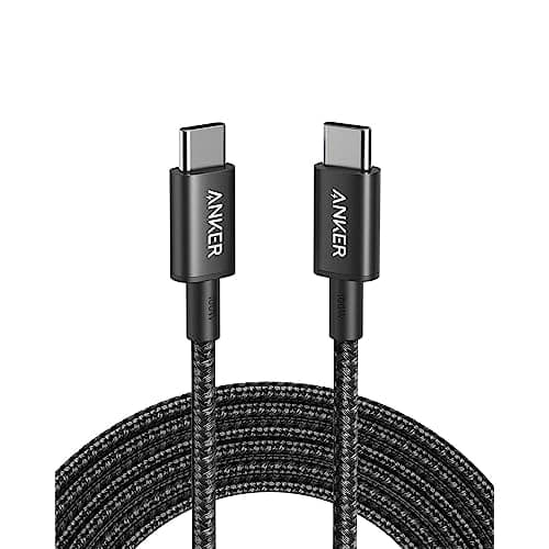 Anker USB C Kabel 3m, 100W Schnellladekabel USB C auf USB C Kabel, PD 3.0 Ladekabel USB C für iPhone 17 Pro Max/16/15 Serie, Samsung Galaxy S25/S24, MacBook Pro/Air, iPad Pro/Air, Pixel Swit