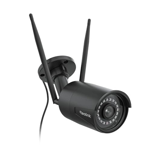Reolink 2K+ Kabelgebundene Überwachungskamera Aussen, 2,4/5GHz WLAN Kamera Outdoor, IP67 Wetterfest, Person/Auto/Tiererkennung mit Alarmen, 5MP Nachtsicht, Zeitraffer, SD-Kartenslot, RLC-510