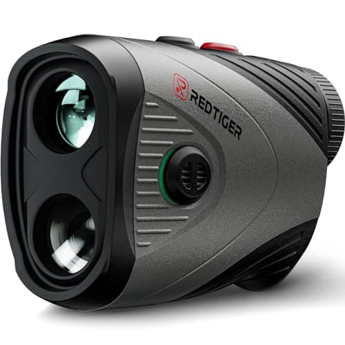 REDTIGER Golf Rangefinder, 7X Magnification 1200 Yards Laser Range Finder with Slope, Built-in Magnetic Bracket, Flag Pole Locking Vibration&Rechargeable, GolfVue Series 1 pro
